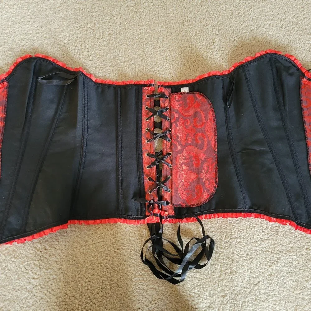 NWOT Red Corset Valentine Cosplay - Picture 2 of 7